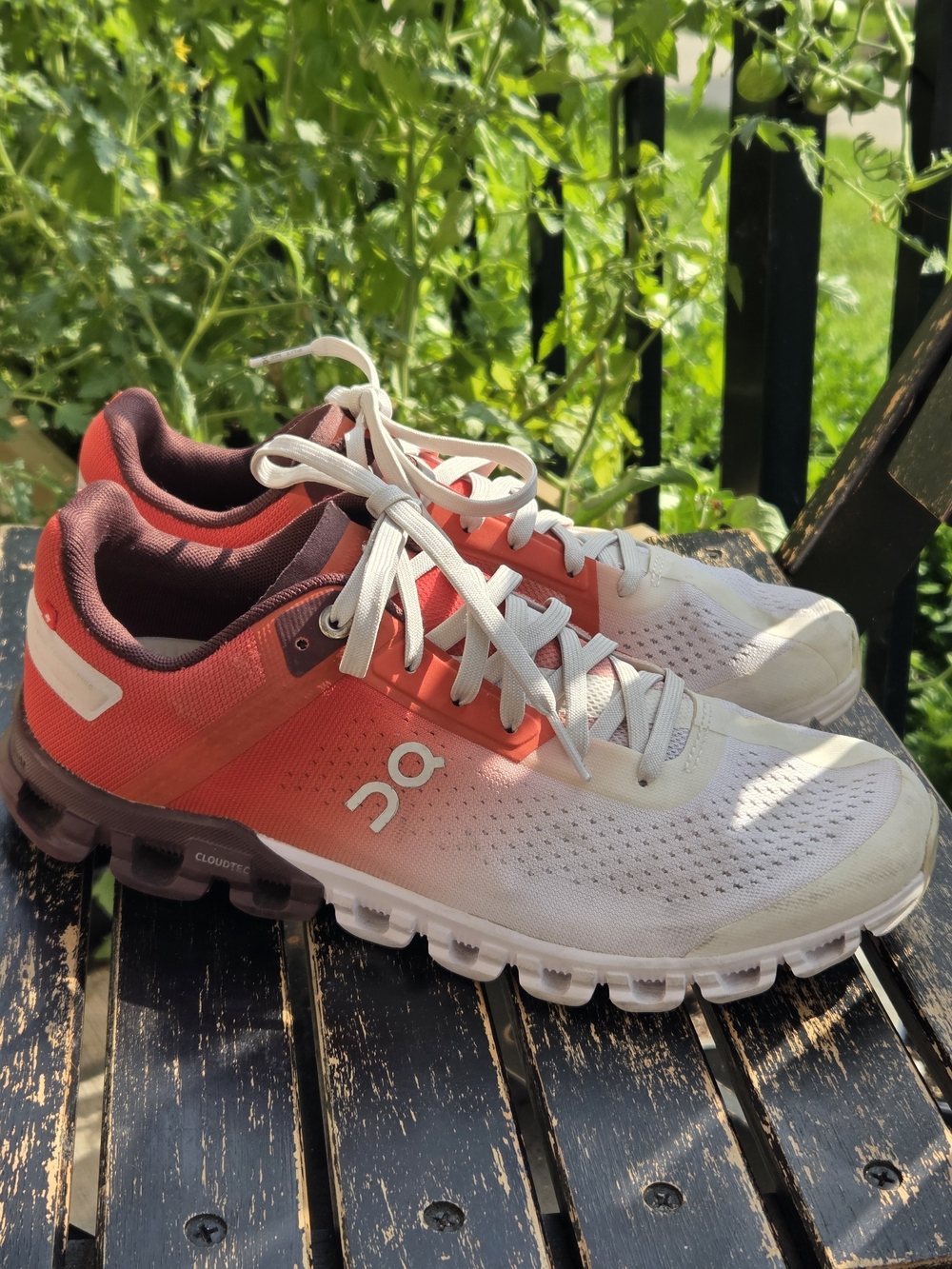 On Running Women's Maroon & Coral Running Shoe